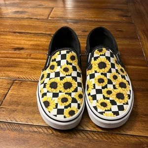 Sunflower Vans size 8